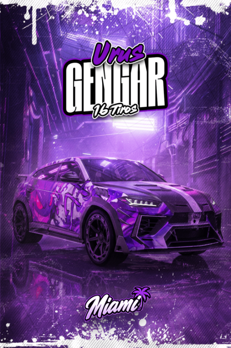 Urus Gengar Purple (16 Tiros) - 30 Dias