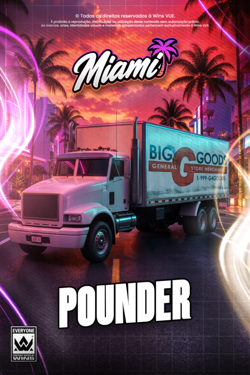 Caminhão POUNDER - 1000kg