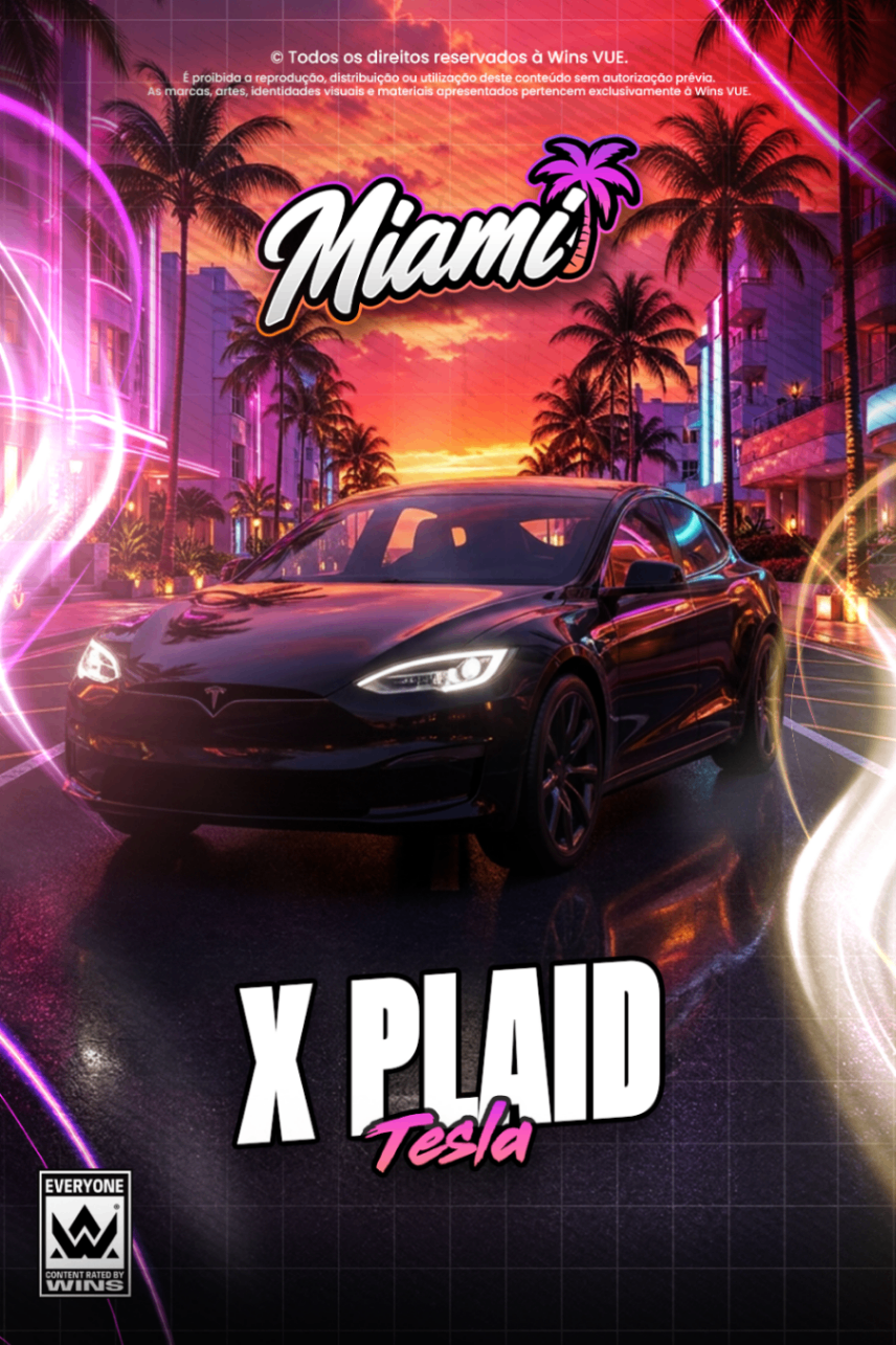Tesla X Plaid - 30 Dias
