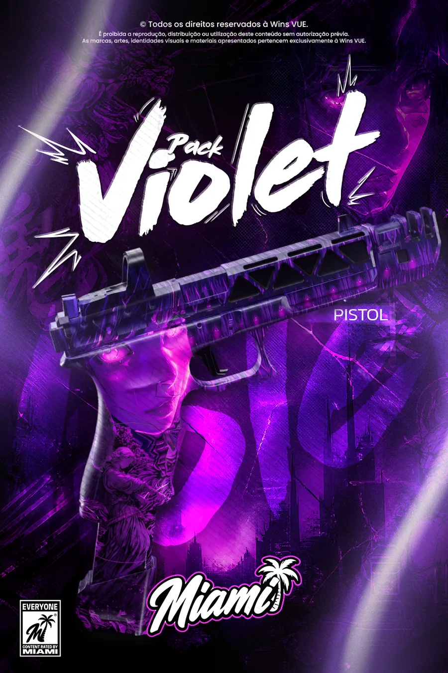 Pistola Violet