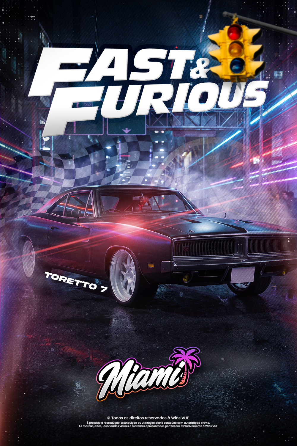 Dodge Charger 70 (Toretto) - 30 Dias