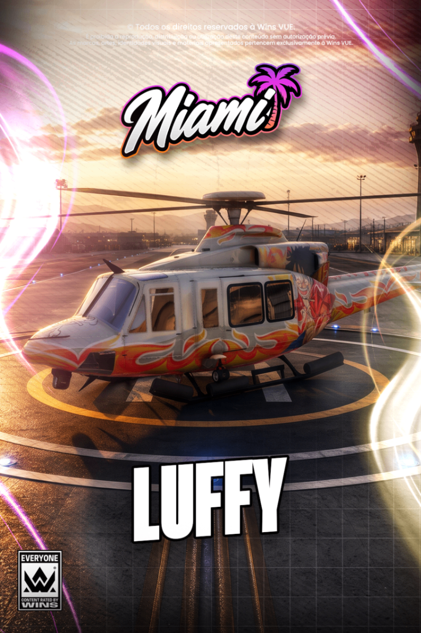 Luffy 1000kg (16 tiros) - 30 Dias