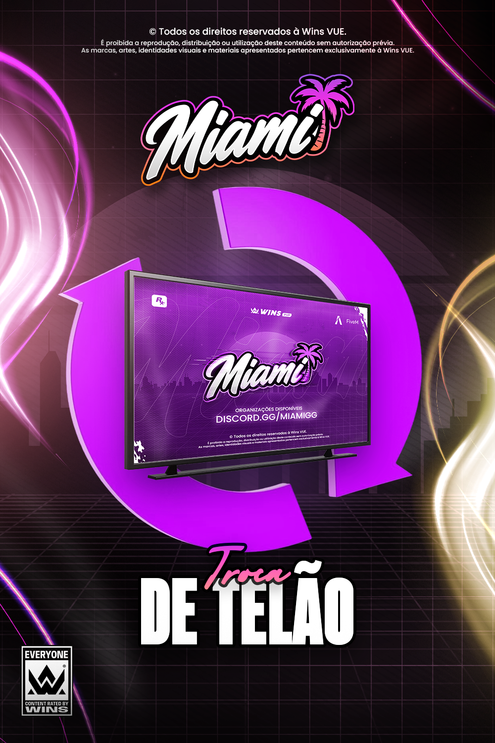 TROCA DE TELÃO