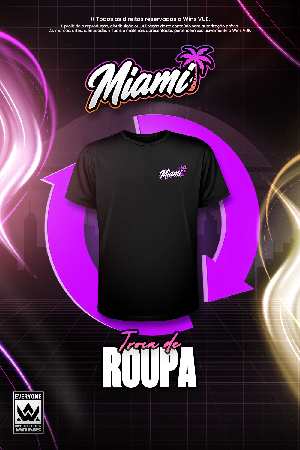 TROCA DE ROUPA
