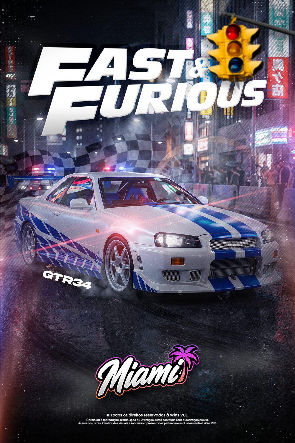 Skyline GT-R R34 (Brian) - 30 Dias