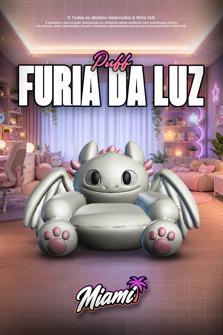 Puff Fúria da Luz Kids