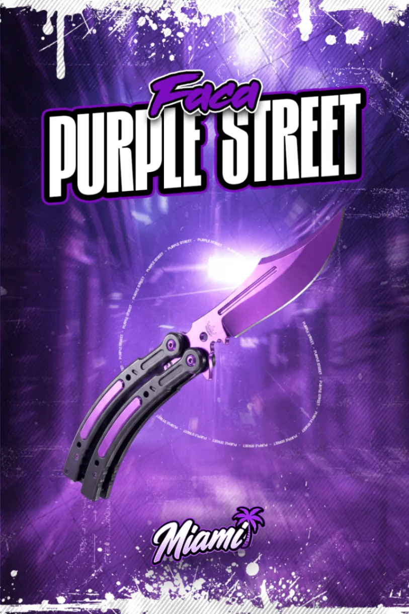 Faca Purple Street