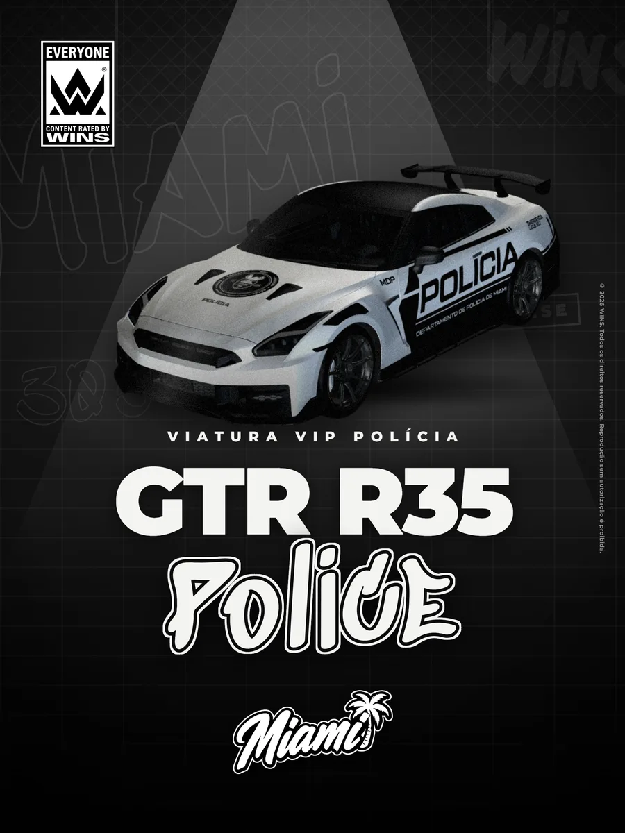 GTR R35 Police