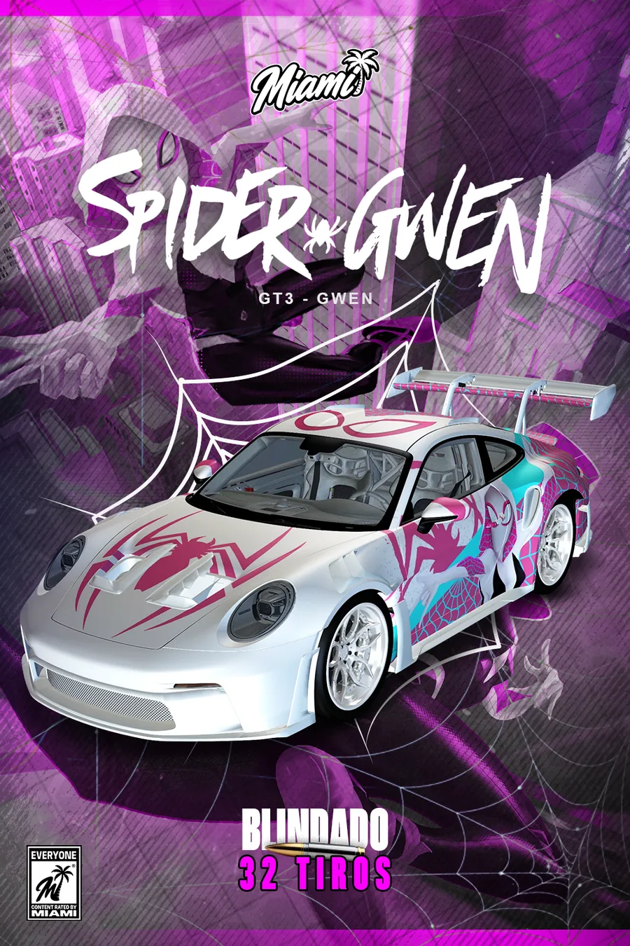 GT3 Spider-Gwen (32 Tiros)
