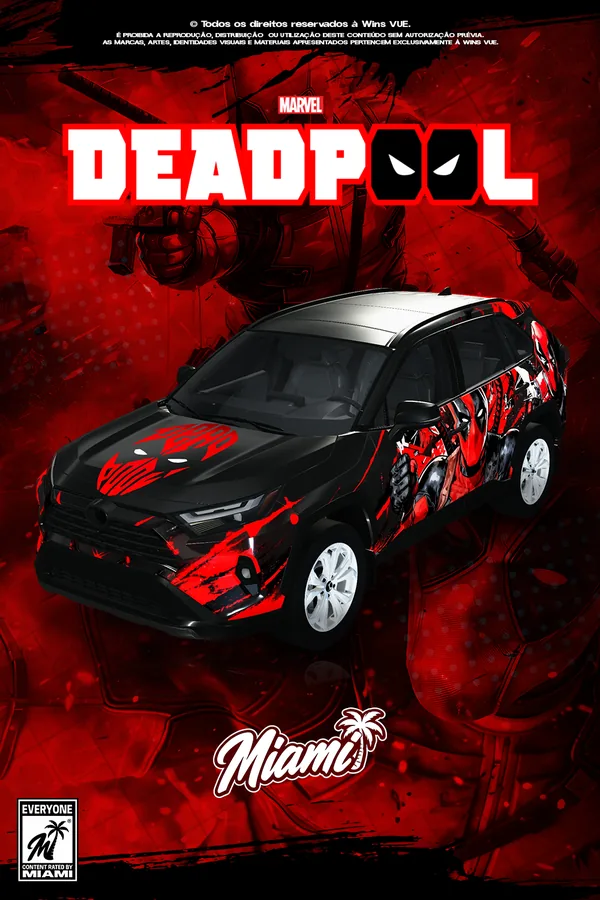 RAV4 Deadpool (16 Tiros) - 30 Dias