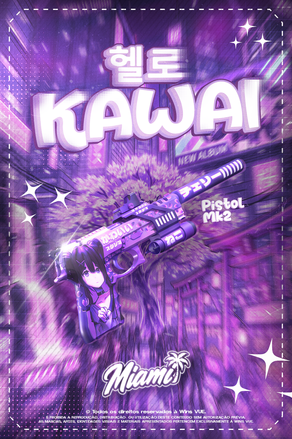 Pistol MK2 Kawai - Até o Wipe