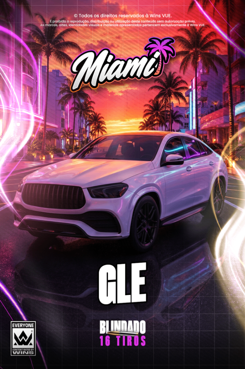 Mercedes GLE 16 tiros